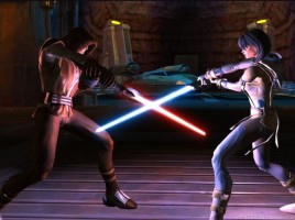 Sith and Jedi Sith fighting a Jedi screenshot