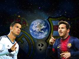 Ronaldo vs Messi wallpaper Ronaldo vs Messi wallpaper